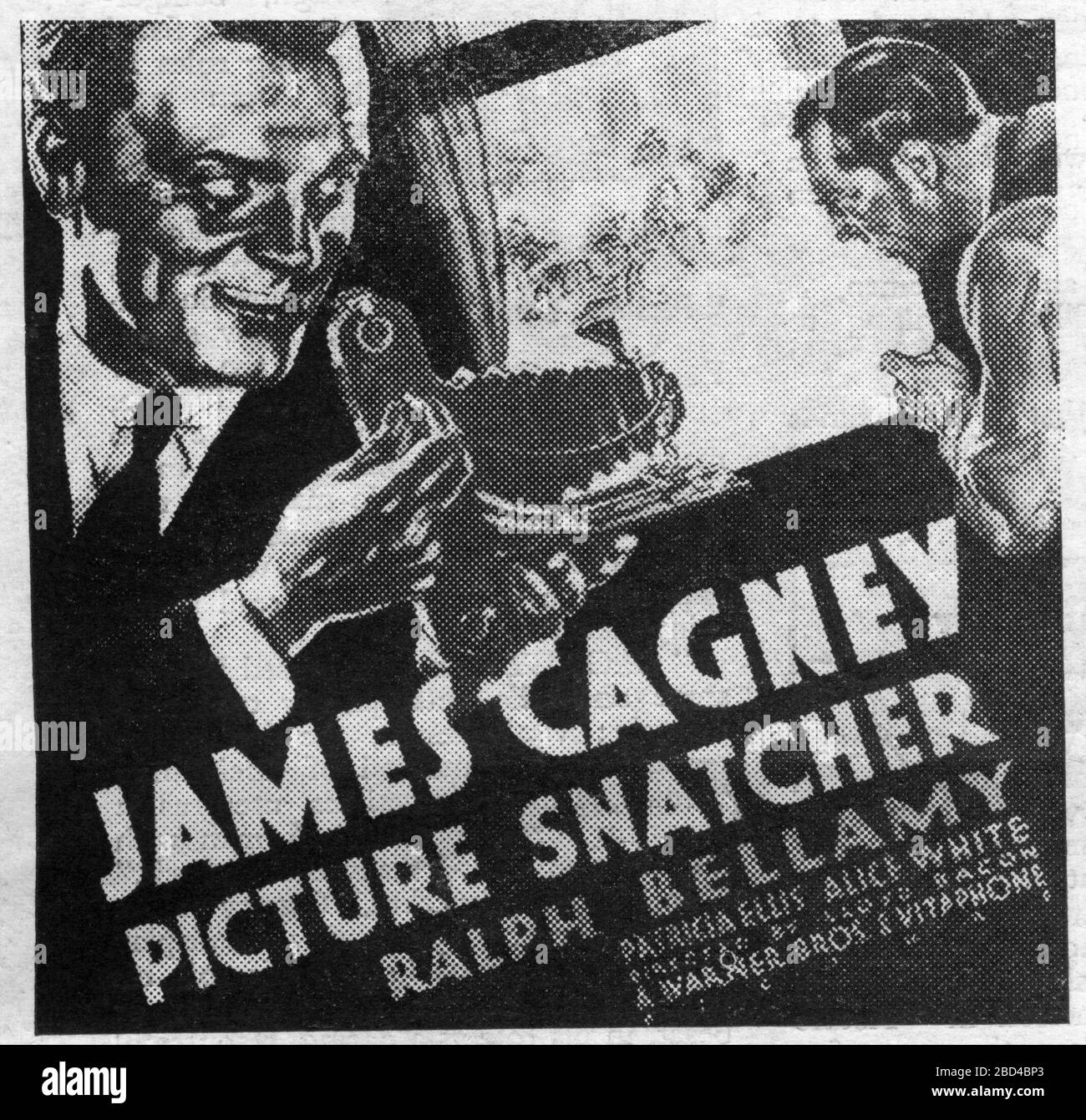 JAMES CAGNEY in PICTURE SNATCHER 1933 Regisseur LLOYD BACON Warner Bros Stockfoto