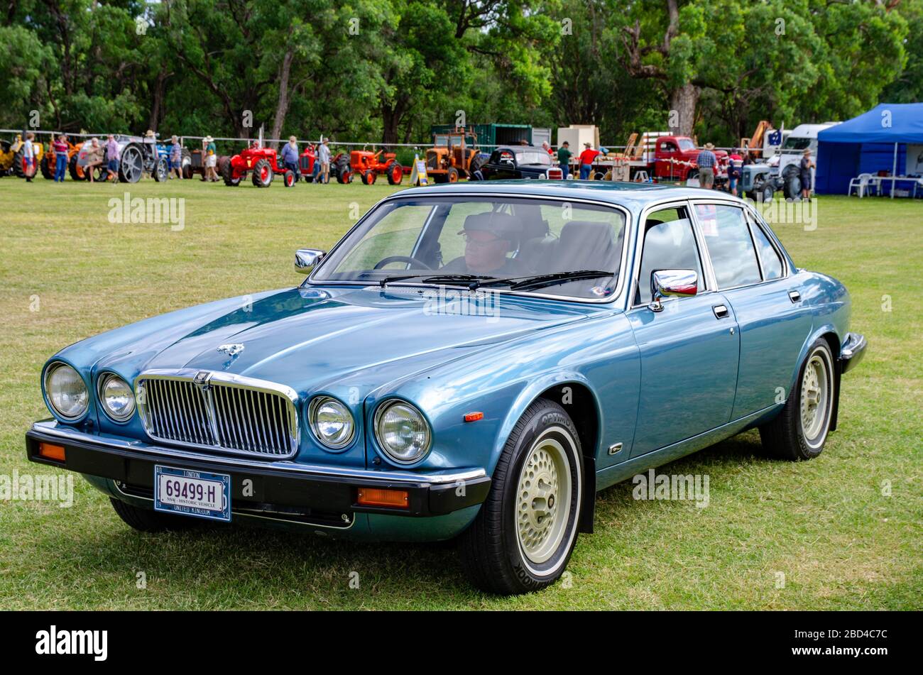 1984 Jaguar XJ6 4,2-Liter-Limousine. Stockfoto