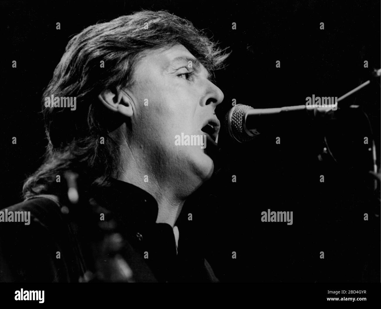 Archive der 90er Jahre: Paul Mc Cartney tritt in Lyon, Frankreich auf Stockfoto