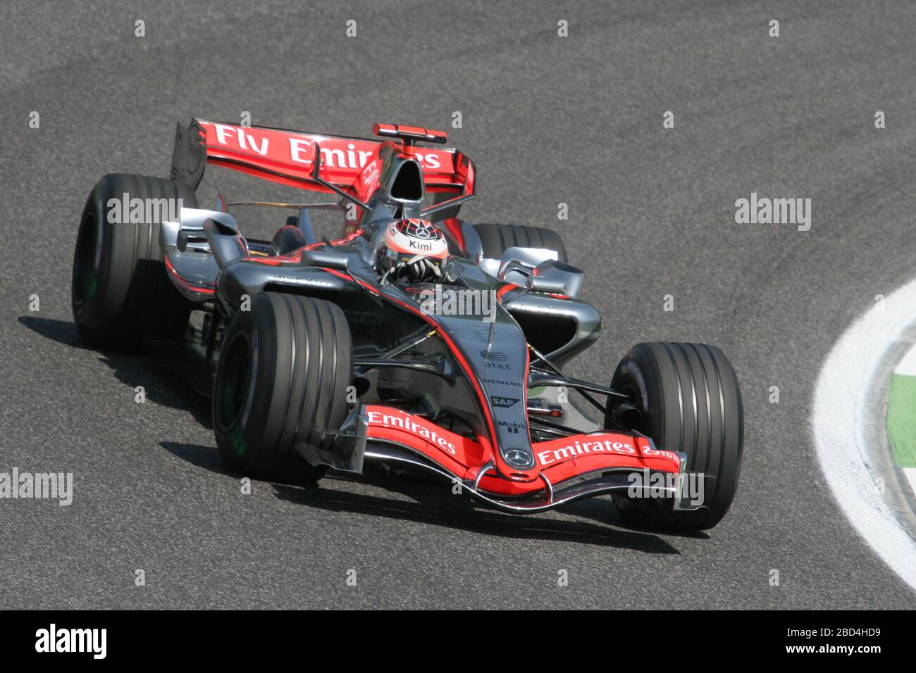 Kimi Räikkönen, McLaren Mercedes MP4-21, San Marino GP 2006, Imola Stockfoto