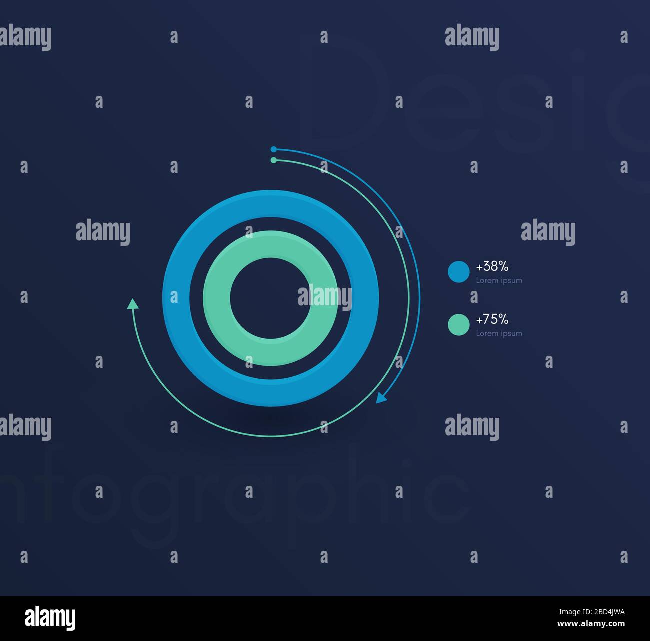 Vektorgrafische Infografiken. Vorlage zum Erstellen von Webanwendungen, Workflow-Layout, Diagramm, Banner, modernes Design, Infografik für Unternehmen. lagerbestand vect Stock Vektor