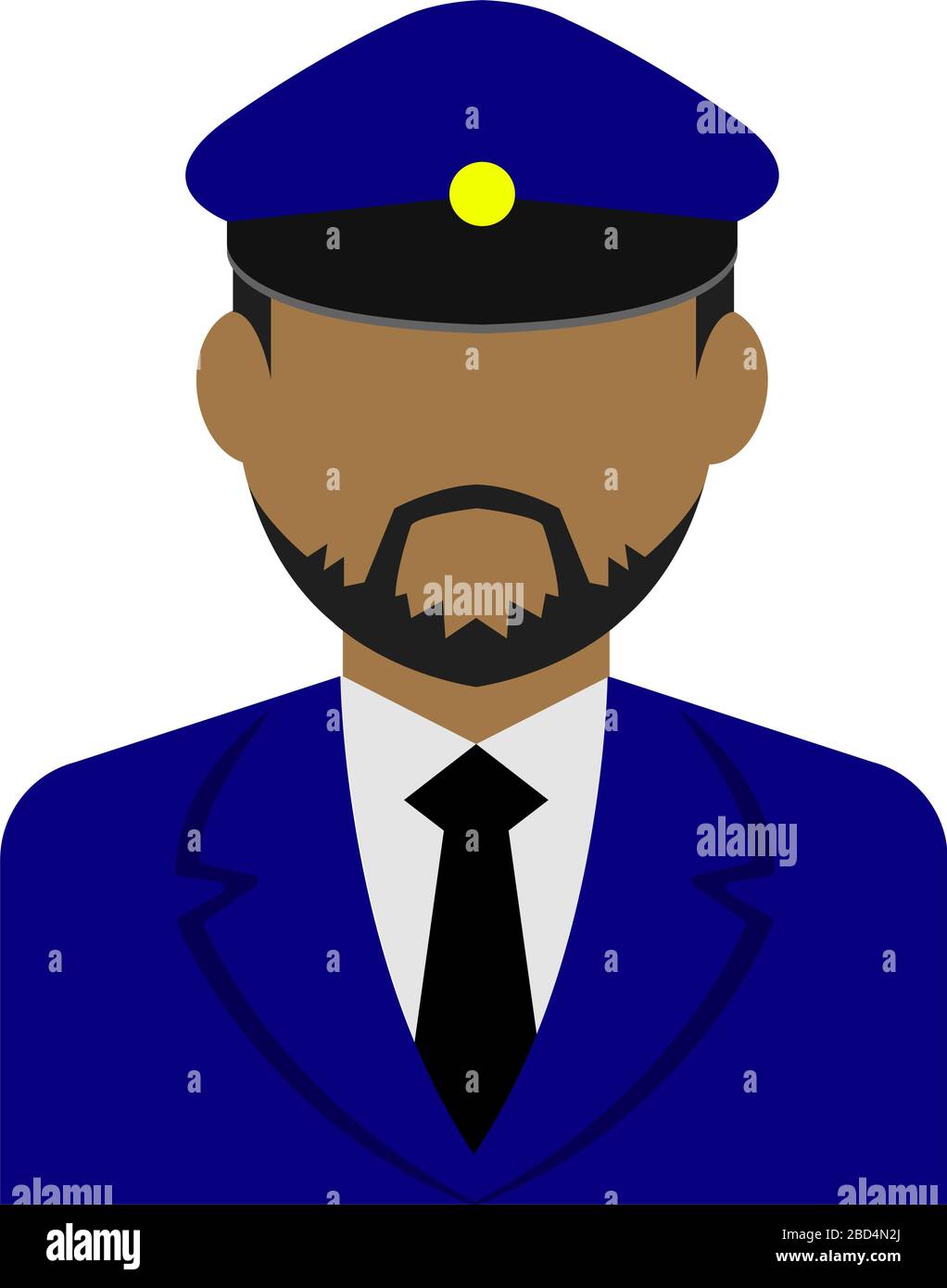 Busfahrer Silhouette Stock Vektorgrafiken Kaufen Alamy