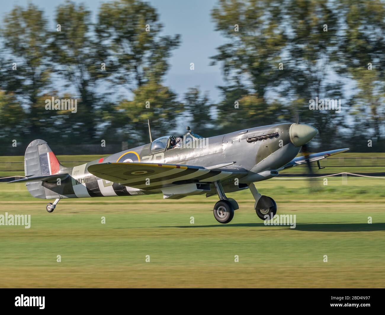 1943 Supermarine Spitfire Mk IX, Goodwood Revival 2019 West Sussex UK Stockfoto