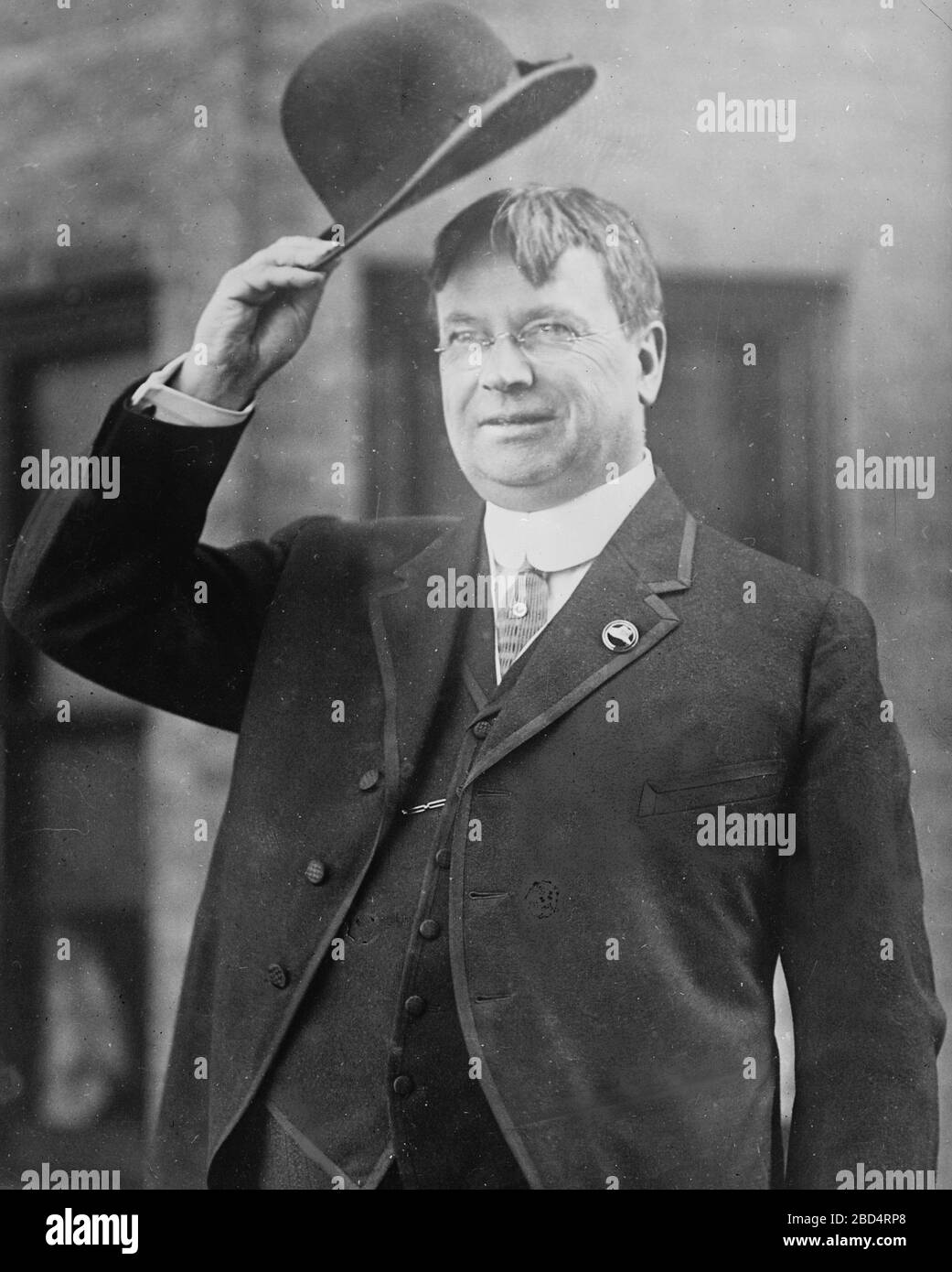 Der Politiker Hiram Warren Johnson (1865-1945), der von 1911 bis 1917 als Gouverneur von Kalifornien tätig war Stockfoto