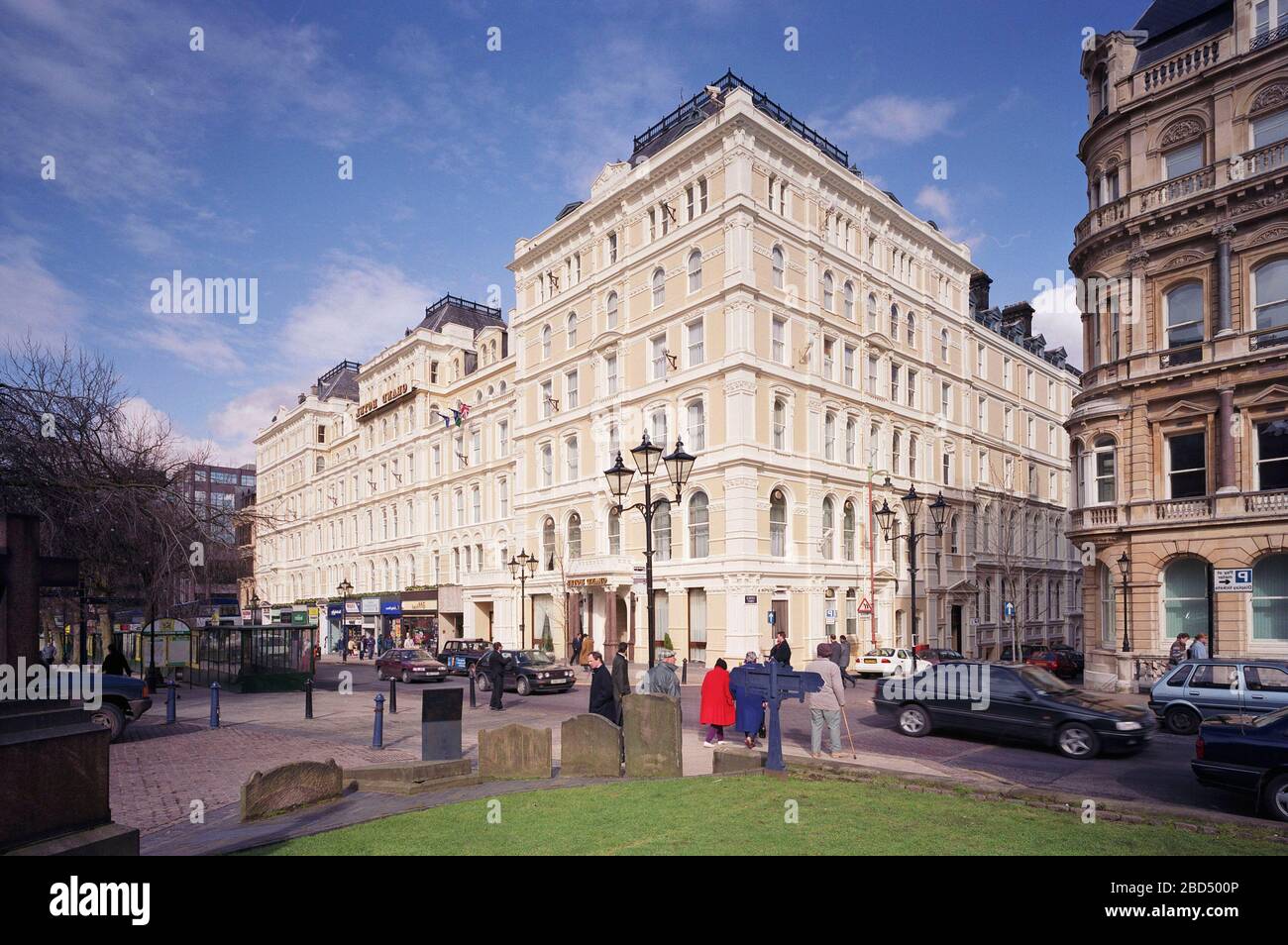 1995 Straßenbild in Birmingham, Grand Hotel Colmore Row, West Midlands, Großbritannien Stockfoto