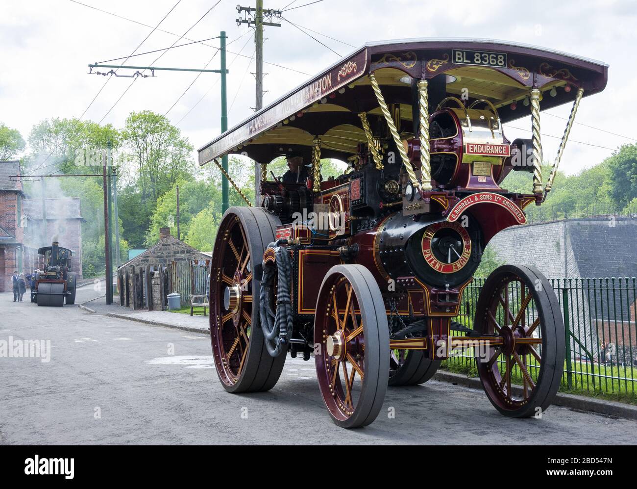 Die Dampfmaschine Lion wurde am Wochenende der 1040 im Black Country Living Museum in Dudley, West Midlands, England, Großbritannien, ausgestellt Stockfoto