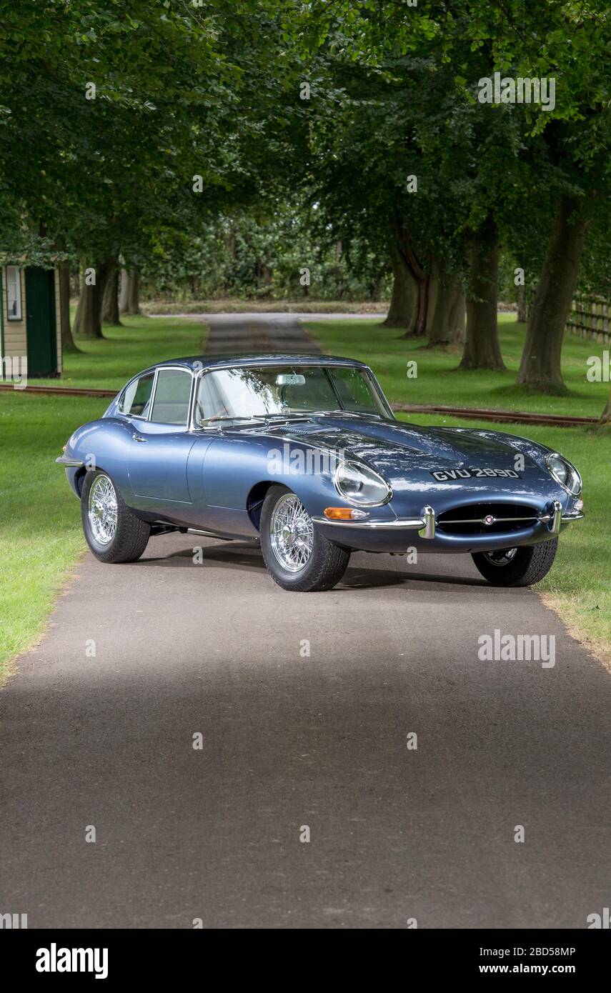 Jaguar Fixed Head Coupe (FHC) klassischer britischer Sportwagen der Serie 1,5 E Stockfoto
