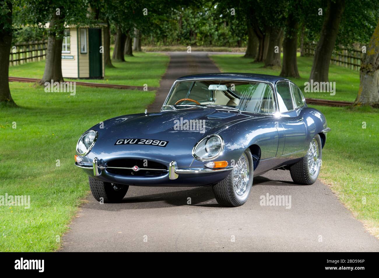 Jaguar Fixed Head Coupe (FHC) klassischer britischer Sportwagen der Serie 1,5 E Stockfoto