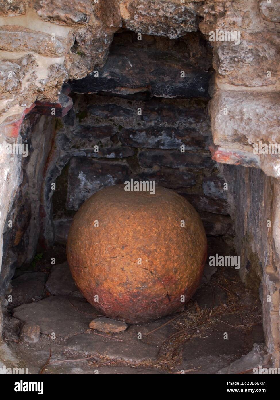 Ruinen der archäologischen Stätte von Tonina, einem Maya-Palast-Komplex in Chiapas, Mexiko Stockfoto