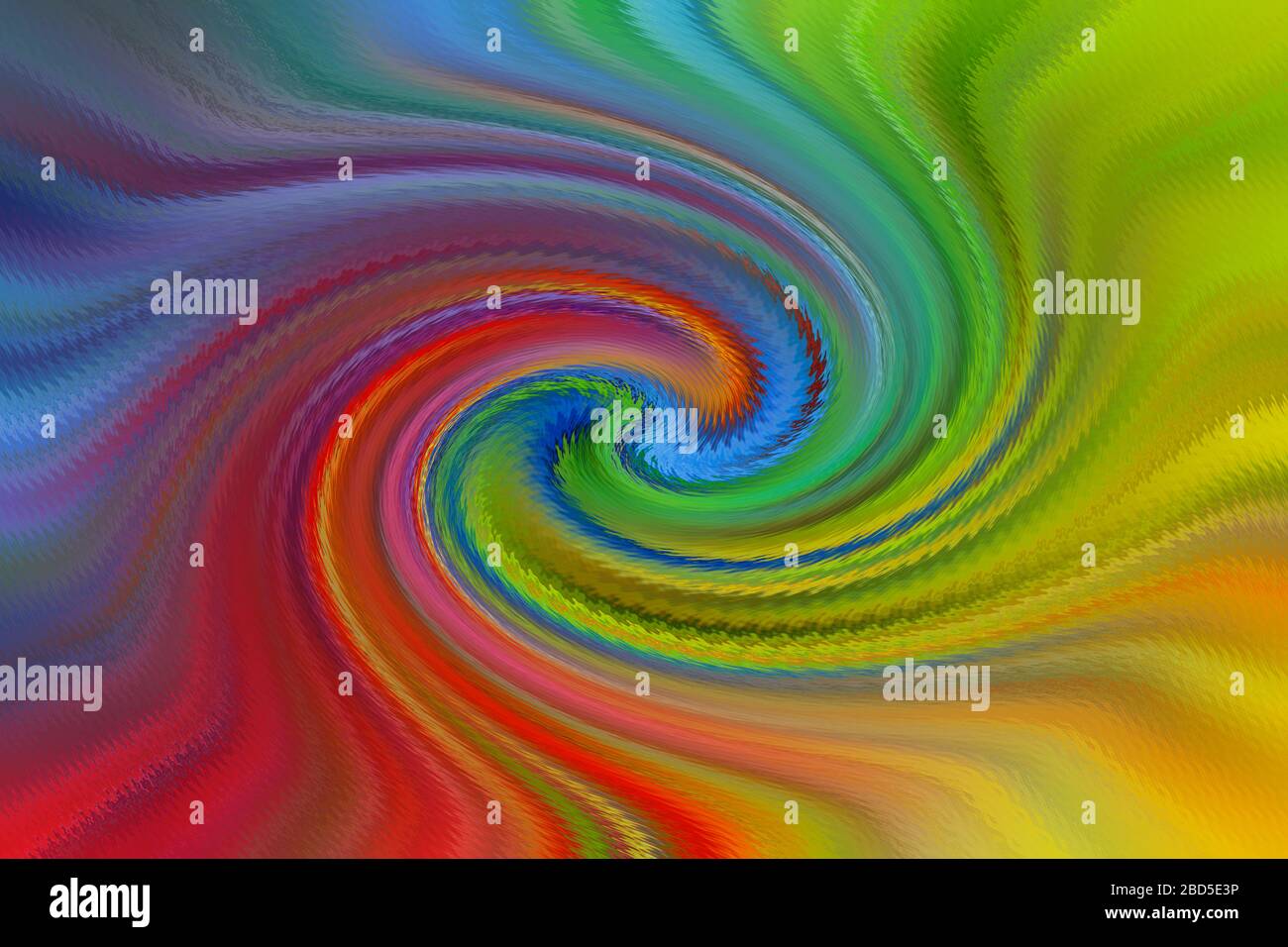 Abstrakter bunter Hintergrund mit bunten Spiralen Stockfoto