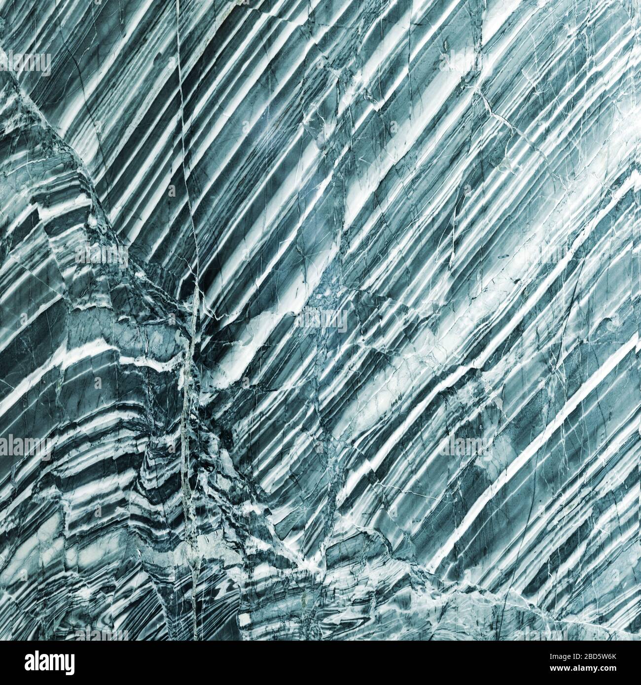 Naturgrün-weiß, quadratischer Wandtafeleindruck aus Marmor, Nahaufnahme der Bildtextur im Hintergrund Stockfoto