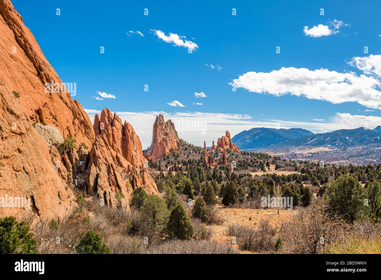 Der Garten der Götter, Colorado Springs, Colorado, USA. Stockfoto