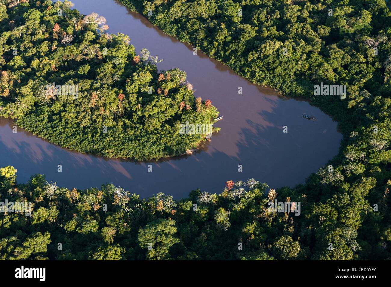 Aquidauana River im Süden Pantanals, Brasilien Stockfoto