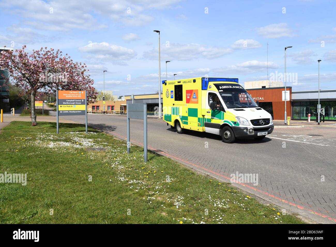 Milton Keynes University Hospital 2020 Stockfoto