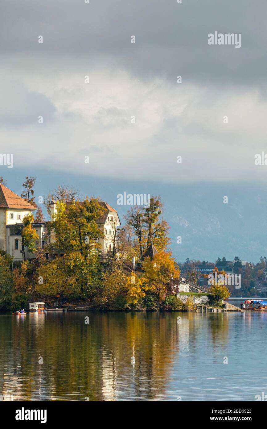 Lake Bled, Slowenien Stockfoto