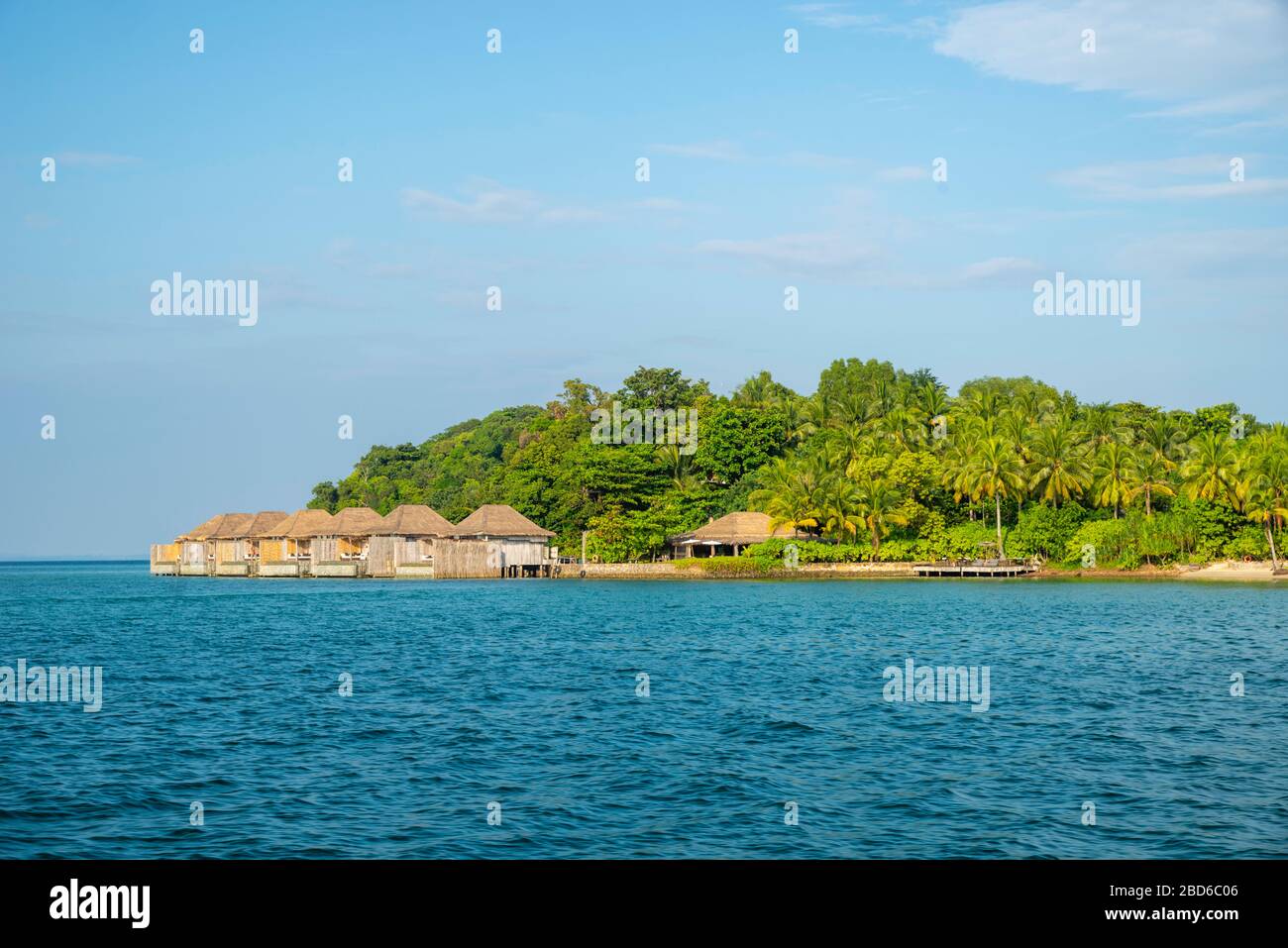 Bild aus dem Dorf Preak Svay, Insel Koh Rong, Kambodscha. Stockfoto