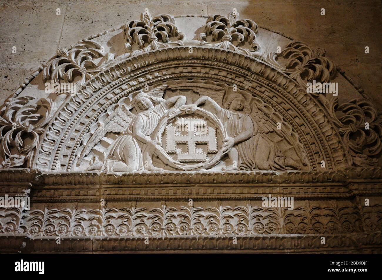 BURGOS KASTILIEN UND LEON KATHEDRALE SANTA MARIA STEINARBEITEN DETAILS - SPANIEN KASTILIEN UND LEON - GOTIK-RENAISSANCE- BAROC-PERIODE © FRÉDÉRIC BEAUMONT Stockfoto