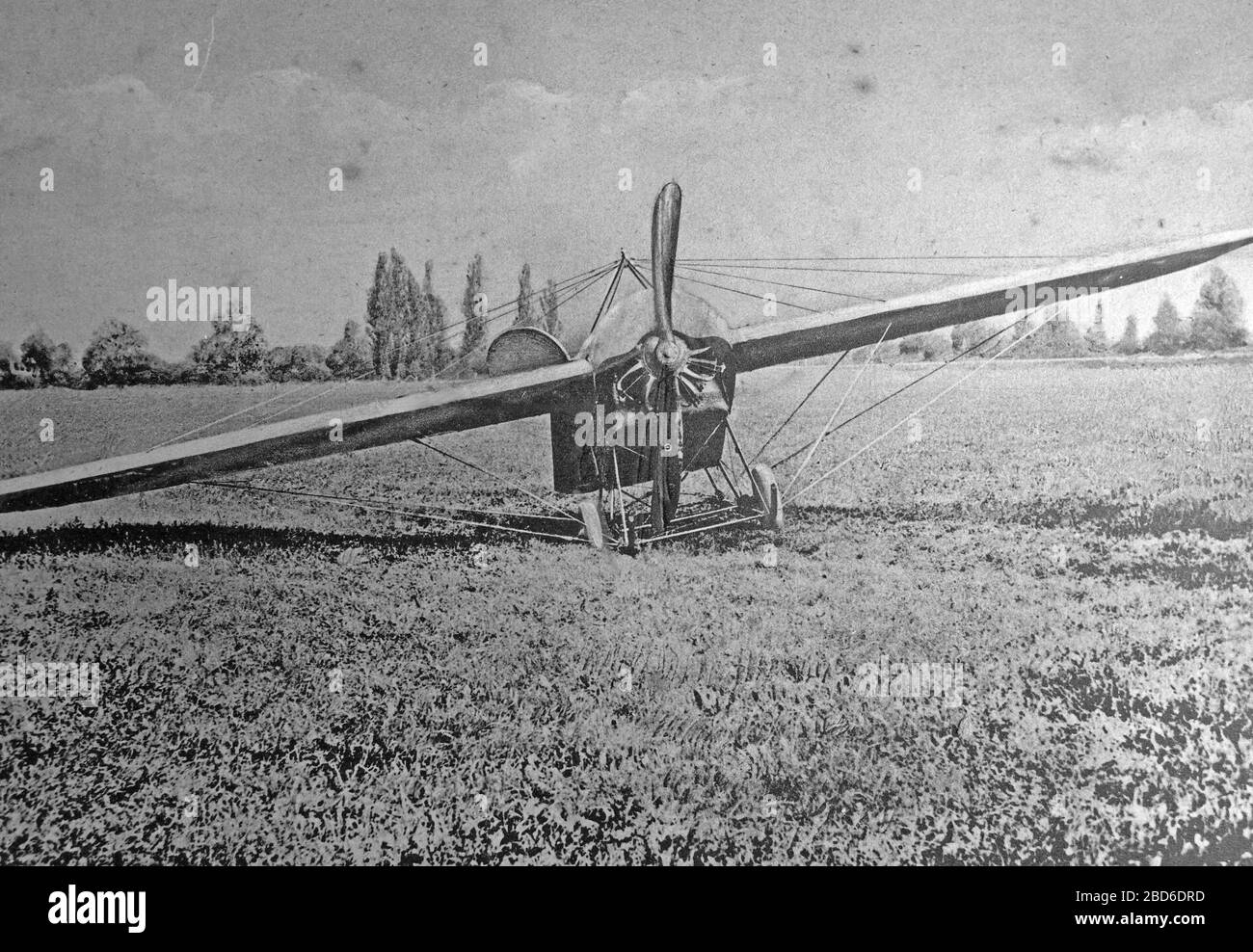 Italienisches Flugzeug während des ersten Weltkriegs 1915-1918 Stockfoto