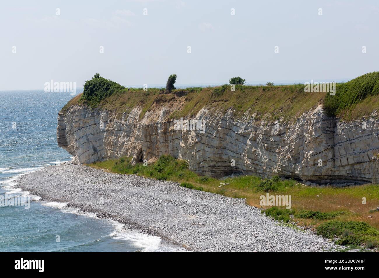 Landschaft in der Nähe von Rodvig, Neuseeland, Dänemark Stockfoto