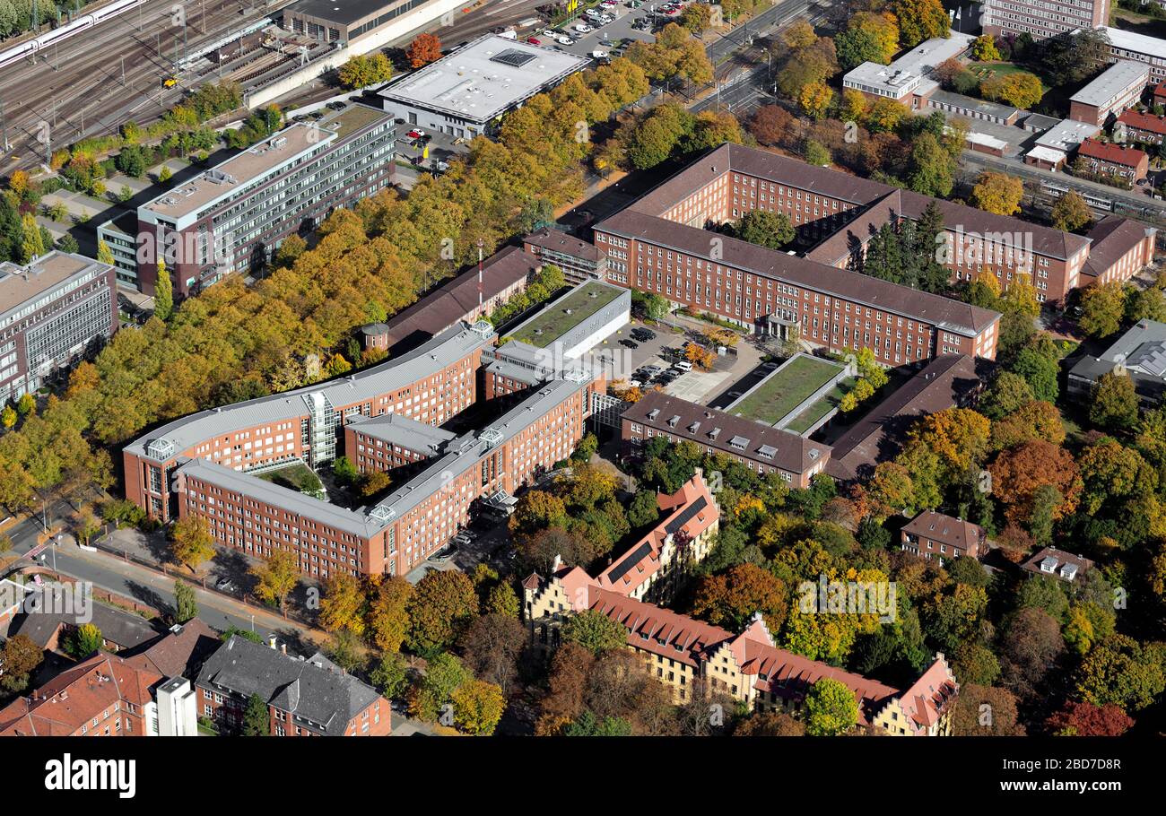 Ehemalige Kurt Schumacher Kaserne, Niedersachsenisches Landeskommando, Bundesamt für Verwaltung, Hannover, Niedersachsen, Deutschland Stockfoto
