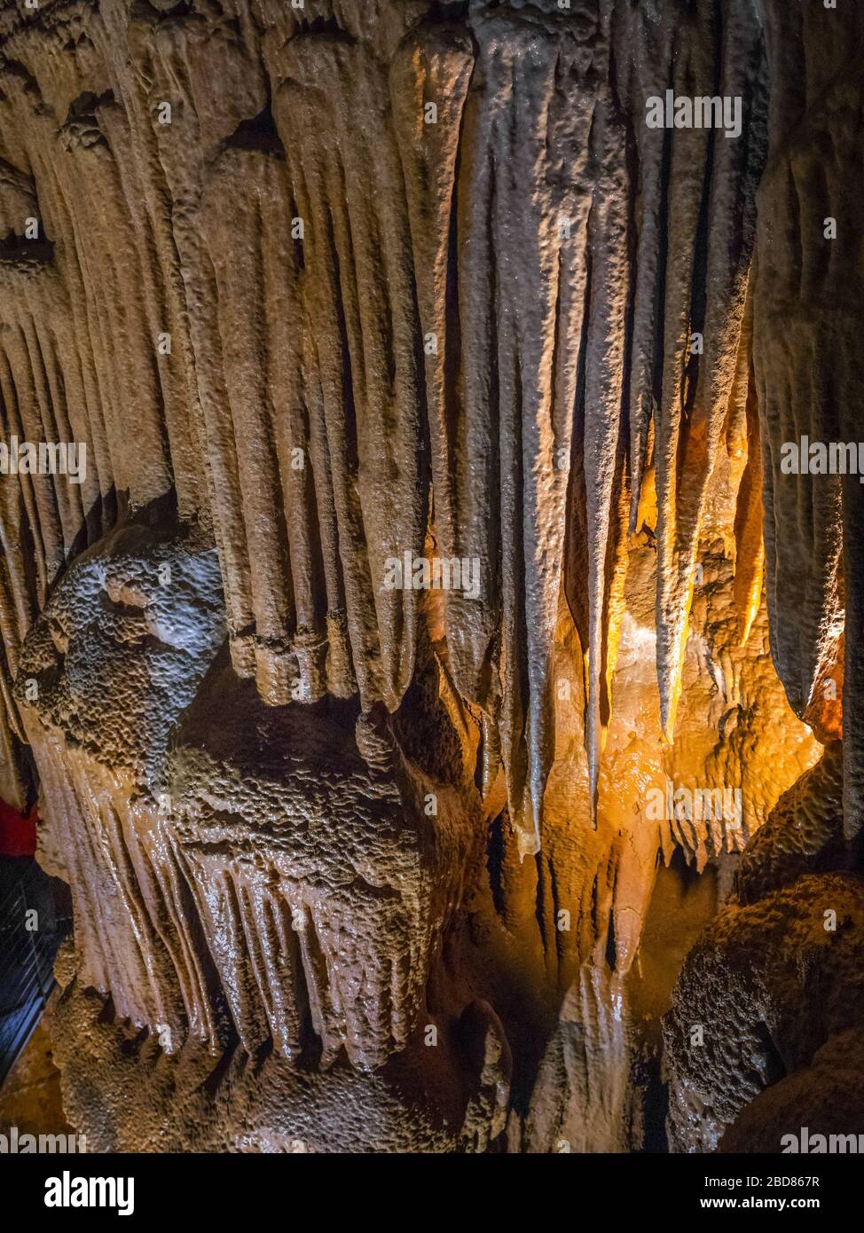 Kalksteinhöhle Jama Baredine, Kroatien, Istrien, Porec, Nova Vas Stockfoto