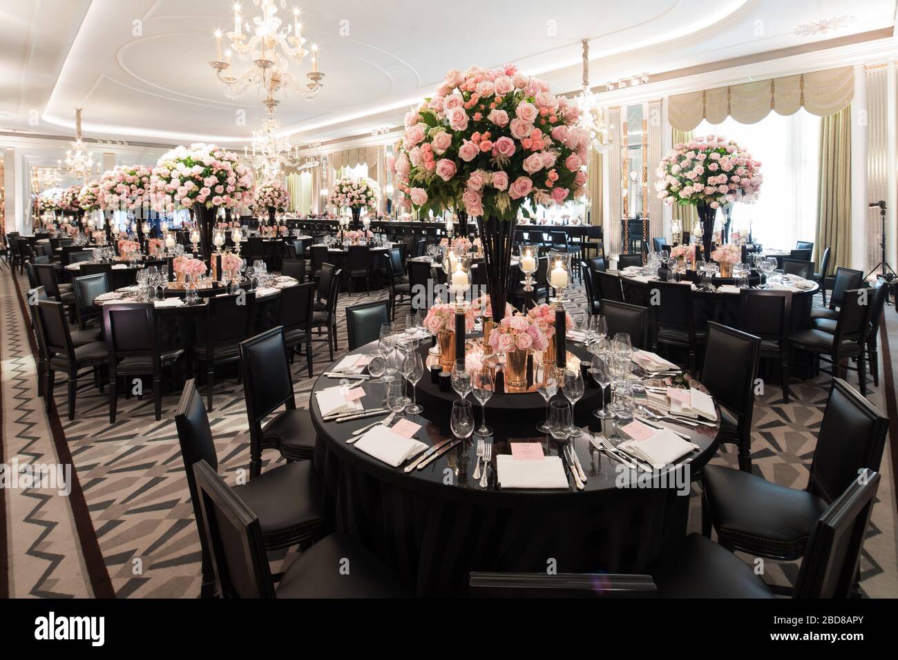 Private Event-Party im Claridges Stockfoto