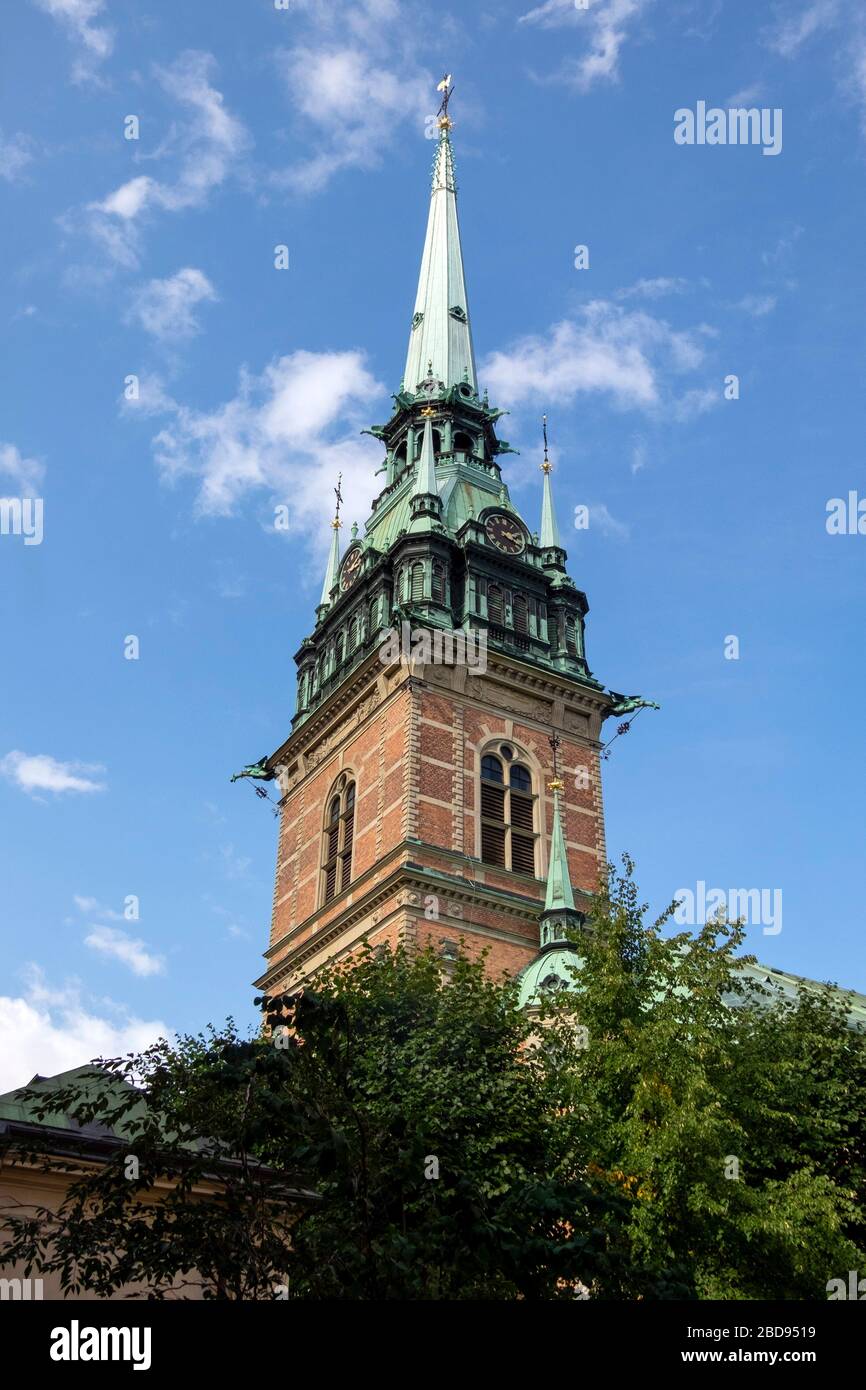 Die deutsche Kirche in Stockholm, Schweden, Europa Stockfoto