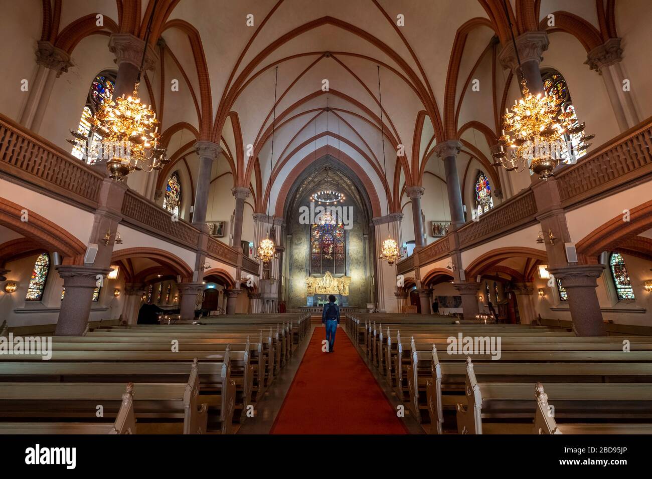 Oscar's Kirche aka Oscarskyrkan in Stockholm, Schweden, Europa Stockfoto