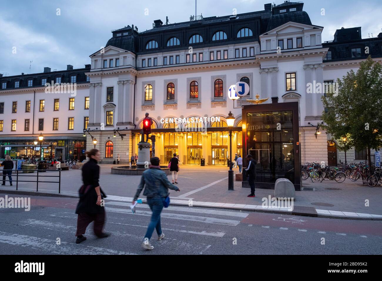 Stockholmer Hauptbahnhof in Stockholm, Schweden, Europa Stockfoto