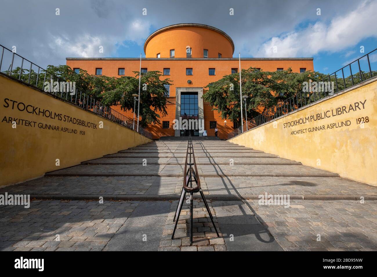 Die Stockholm Public Library alias Stockholms stadsbibliotek in Stockholm, Schweden, Europa Stockfoto