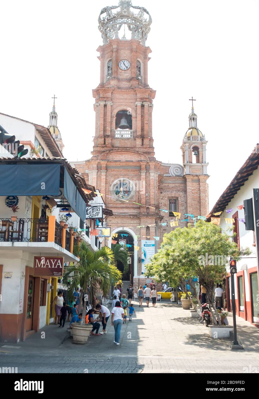 Parroquia de Nuestra Señora de Guadalupe, Puerto Vallarta, Nayarit, Mexiko Stockfoto