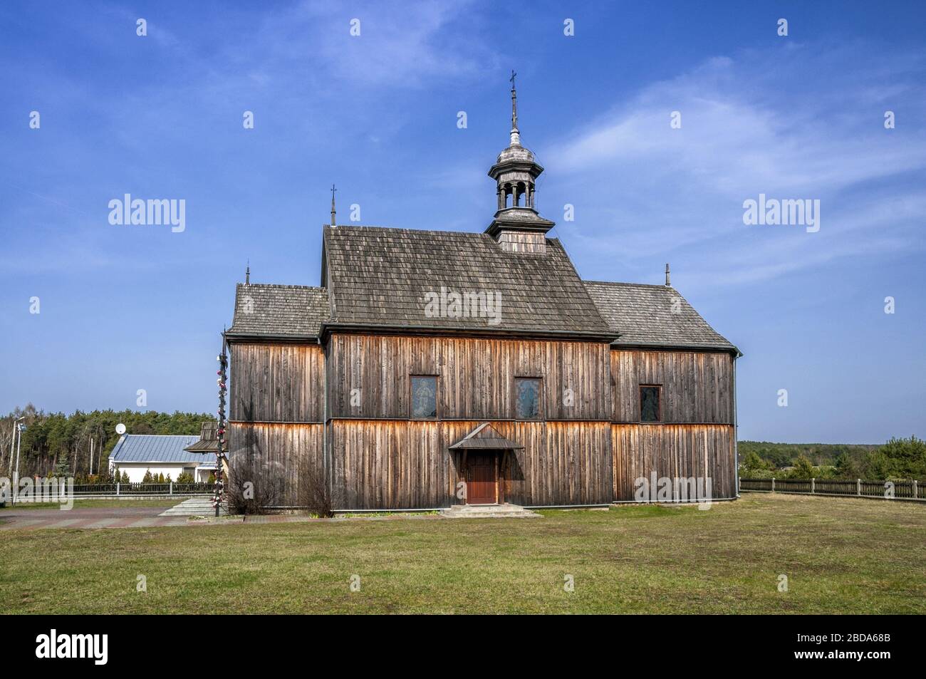 Kirche St. Wenceslaus. Twarda, Wojewodschaft Lodzkie, Polen. Stockfoto