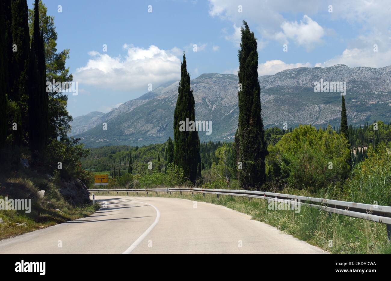 Roadtrip in Südkroatien. Stockfoto