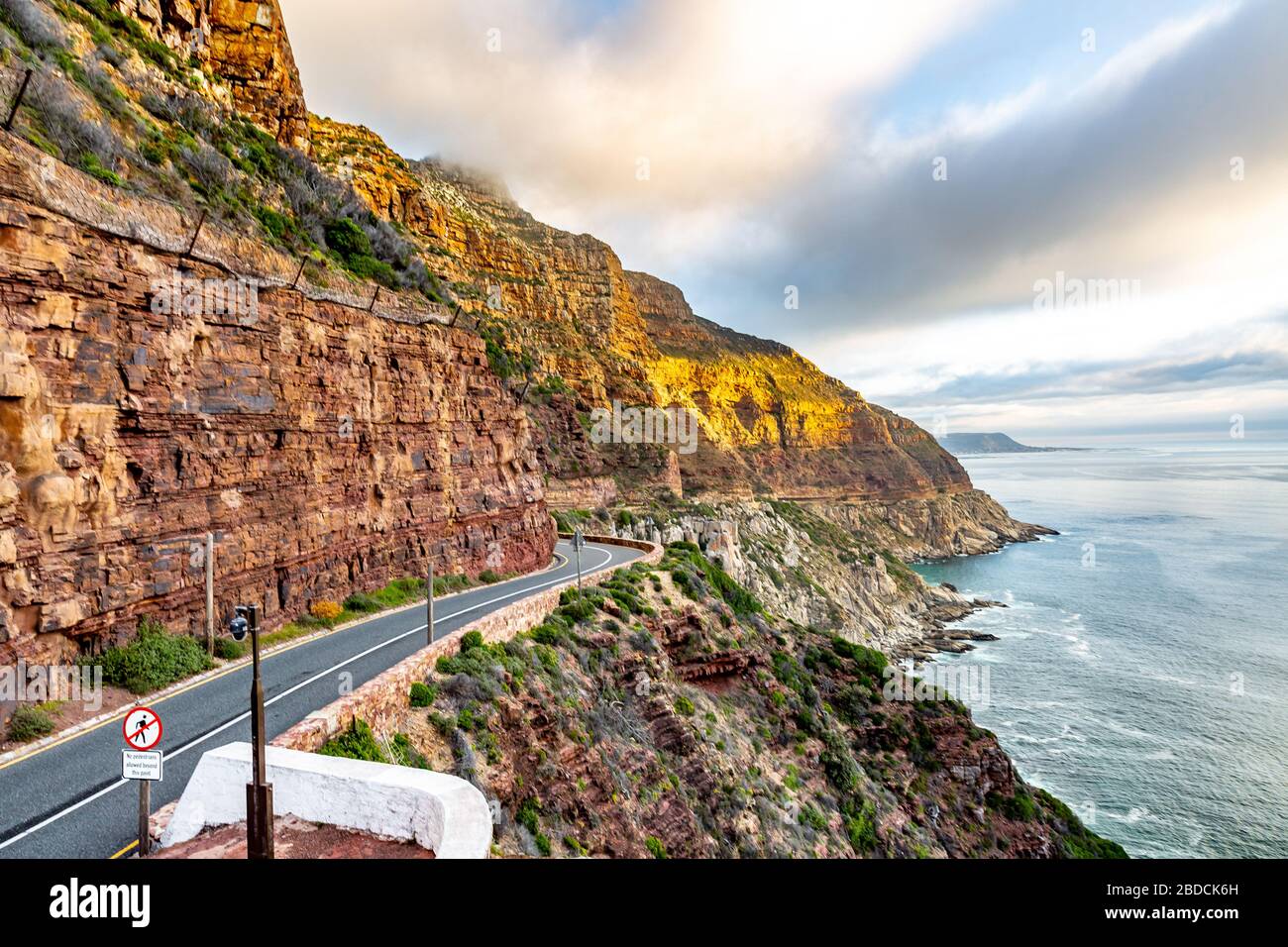 Chapman's Peak Drive in Kapstadt, Südafrika. Stockfoto