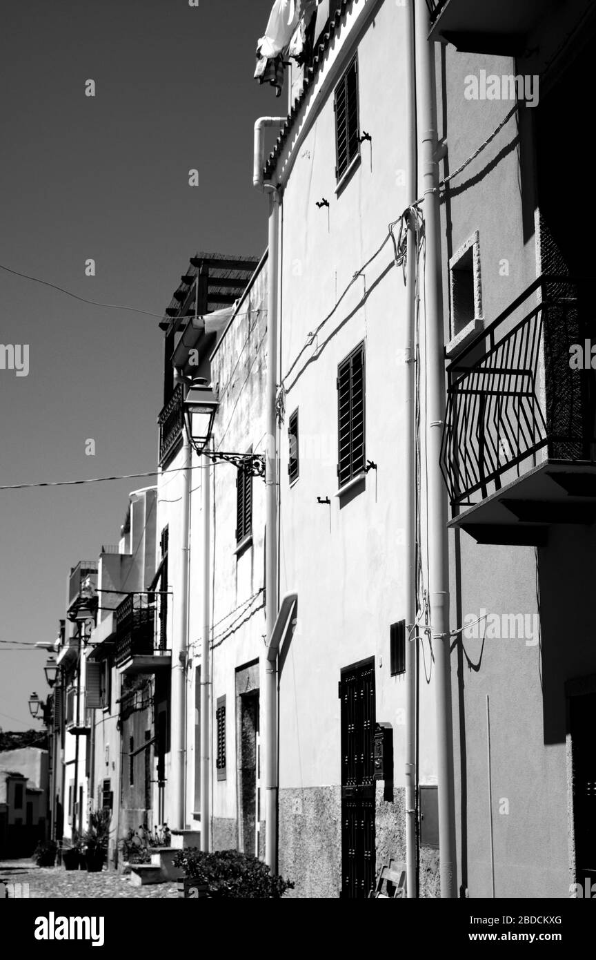 Architektur von Sardinien, Italien, 2019. Stockfoto