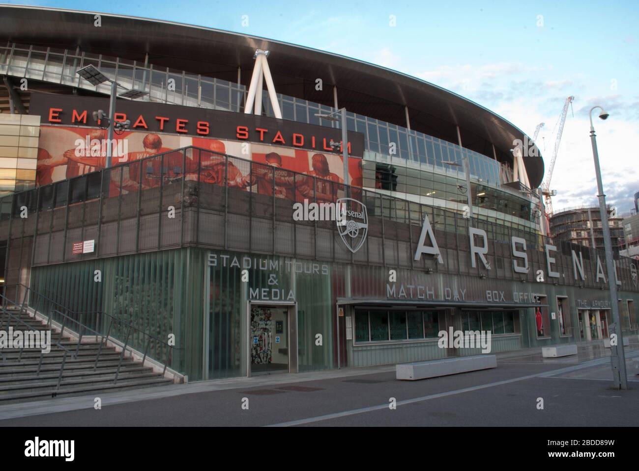 Arsenal FC The Emirates Emirates Stadium, Hornsey Road, London N7 7AJ von HOK Sport Populous Buro Happold Sir Robert McAlpine Arsenalisation Heritage Stockfoto