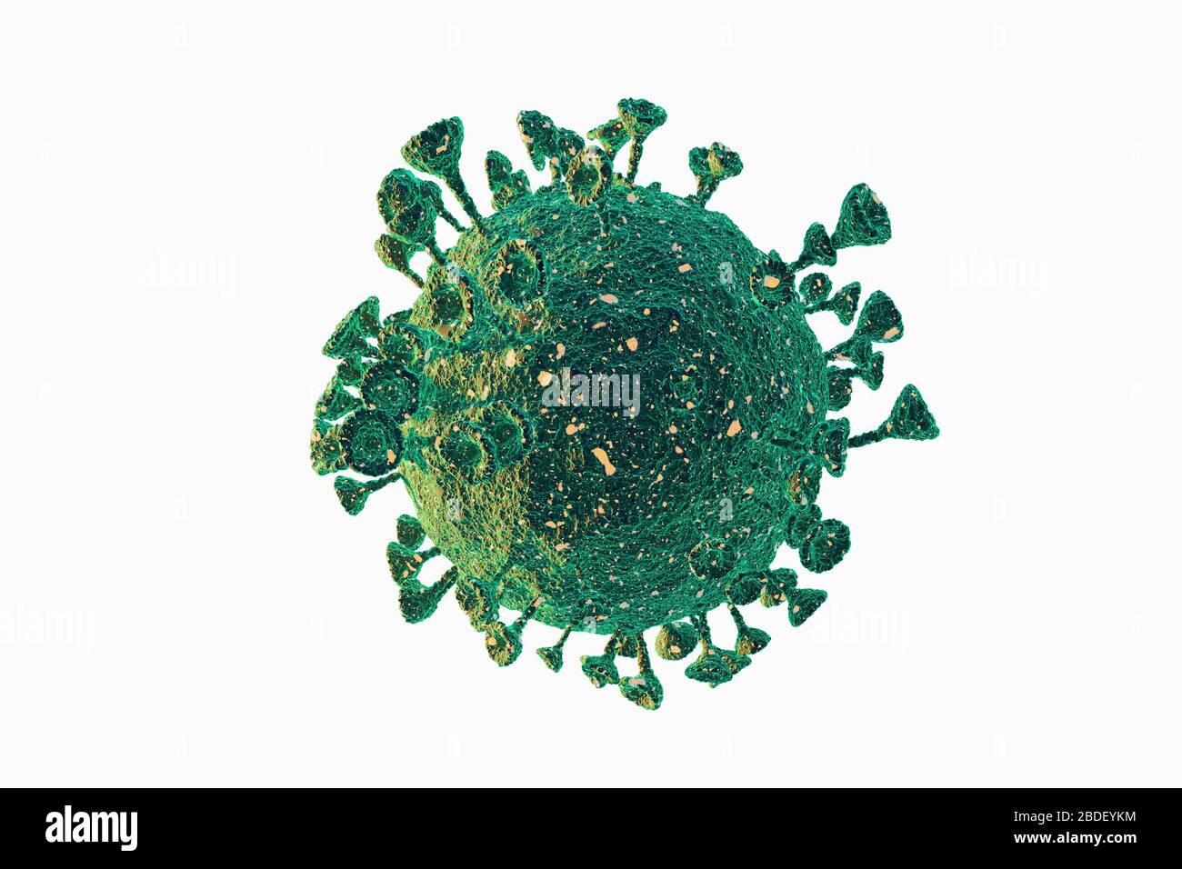Digital generiertes Bild ofÂ Coronavirus Stockfoto