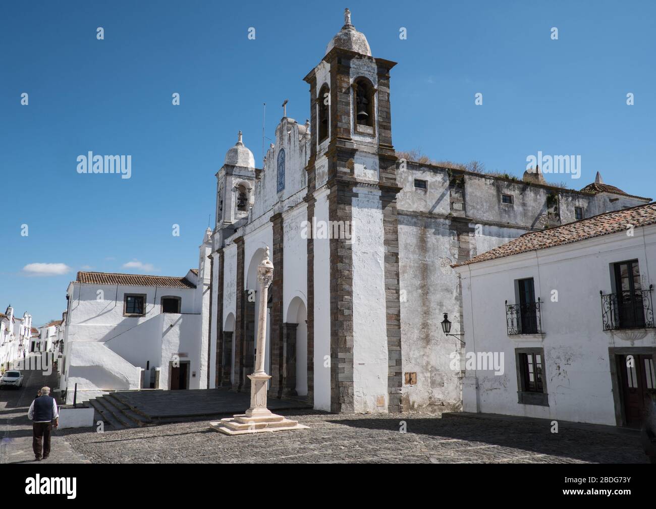 Historisches Dorf Monsaraz in Portugals Alentejo Region Stockfoto