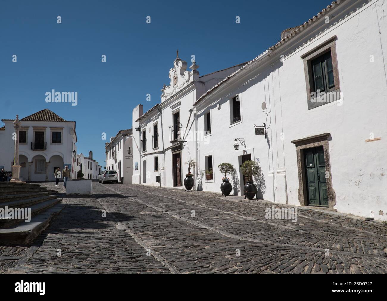Historisches Dorf Monsaraz in Portugals Alentejo Region Stockfoto