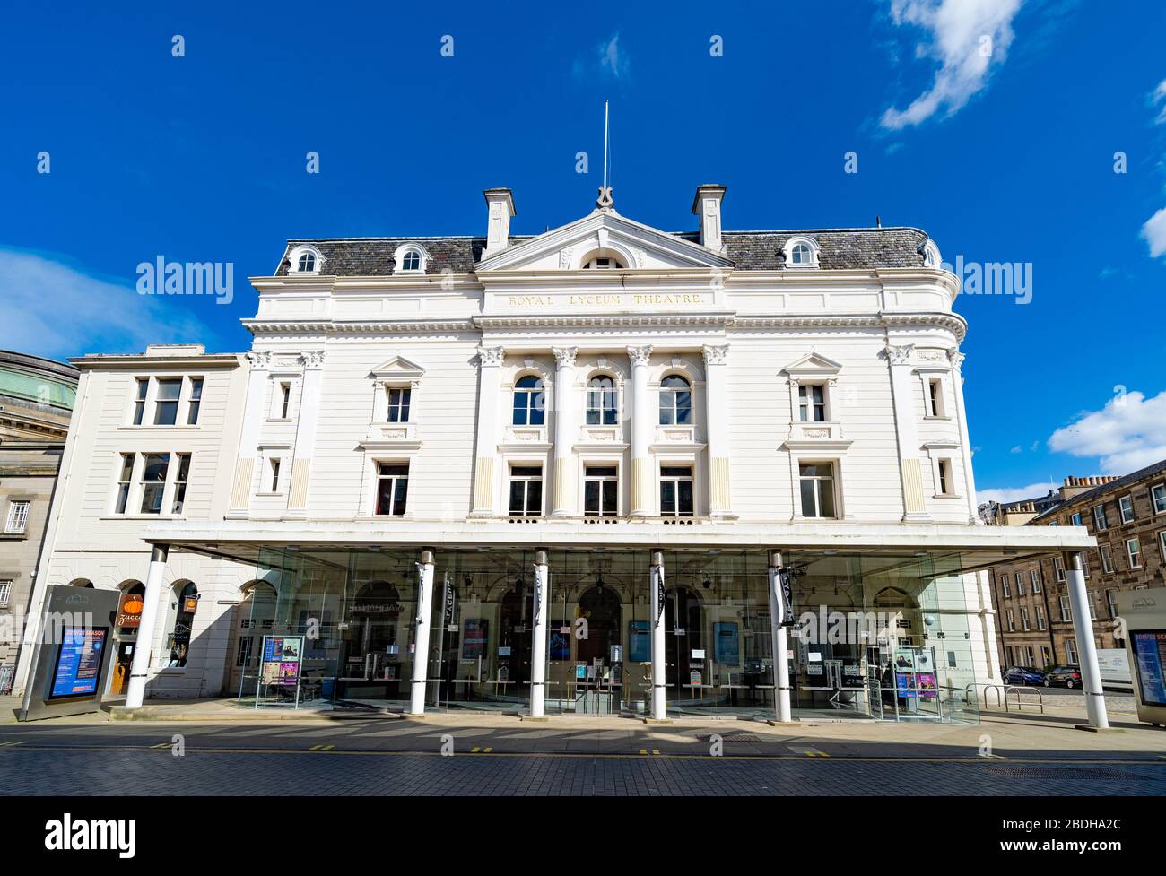 Außenansicht des Royal Lyceum Theatre in Edinburgh, Schottland, Großbritannien Stockfoto