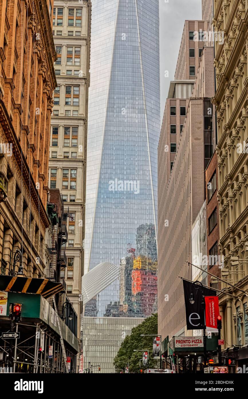 Fulton Street, New York Stockfoto