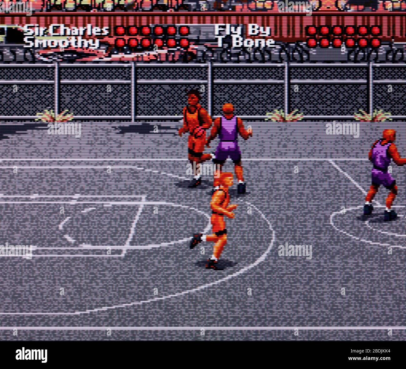 Barkley Shut Up and Jam - Sega Genesis Mega Drive - Editorial use only Stockfoto