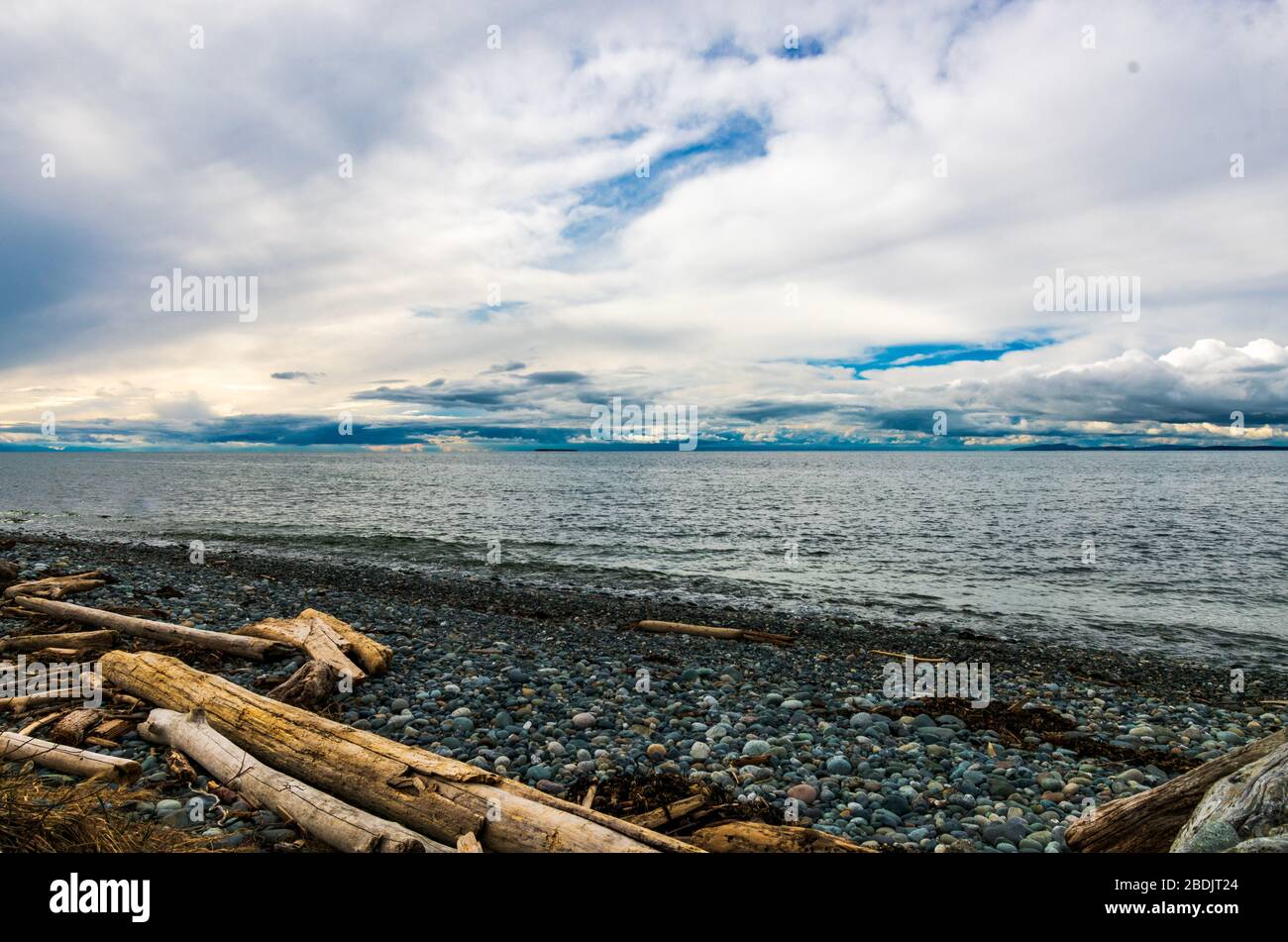 Whidbey Island Beach, Washington, USA Stockfoto