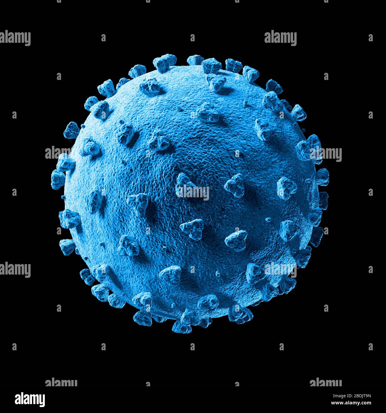 SARS-COV-2. Pandemie. COVID-19. Coronavirus-Krankheit. 2019-2020. 3D-Abbildung. Stockfoto