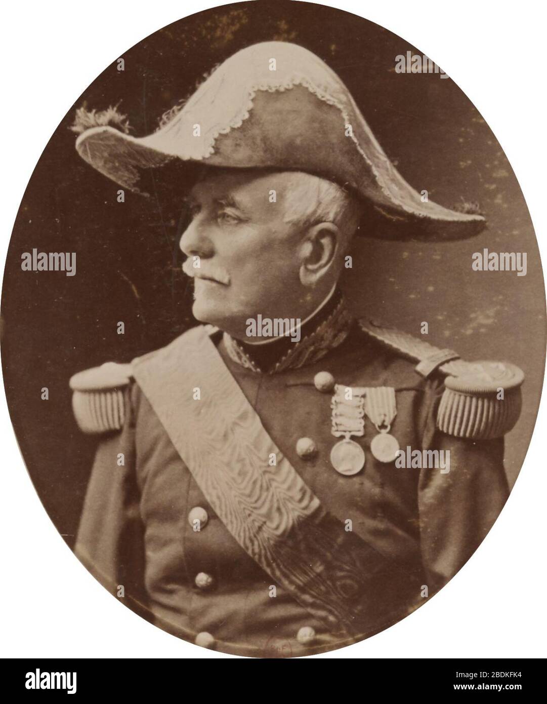 Général-comte Pajol. Stockfoto