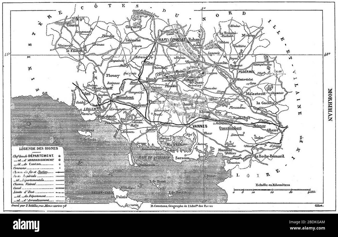 Géographie illustriée de la France et de ses colonies 130. Stockfoto