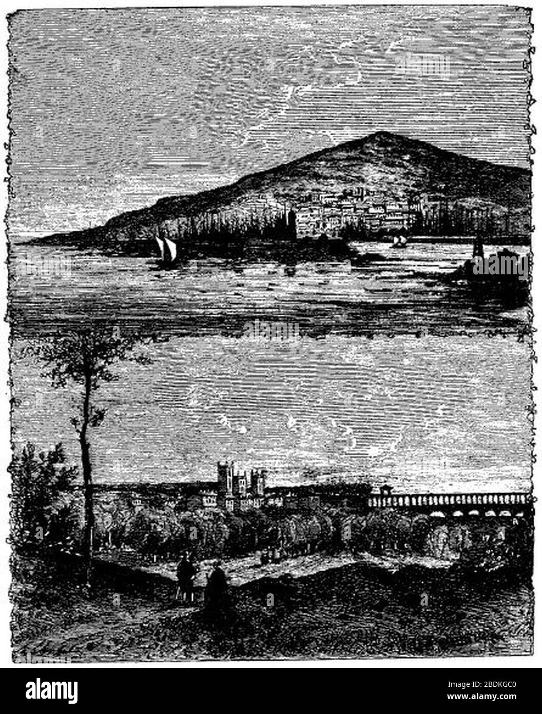 Géographie illustriée de la France et de ses colonies 086. Stockfoto