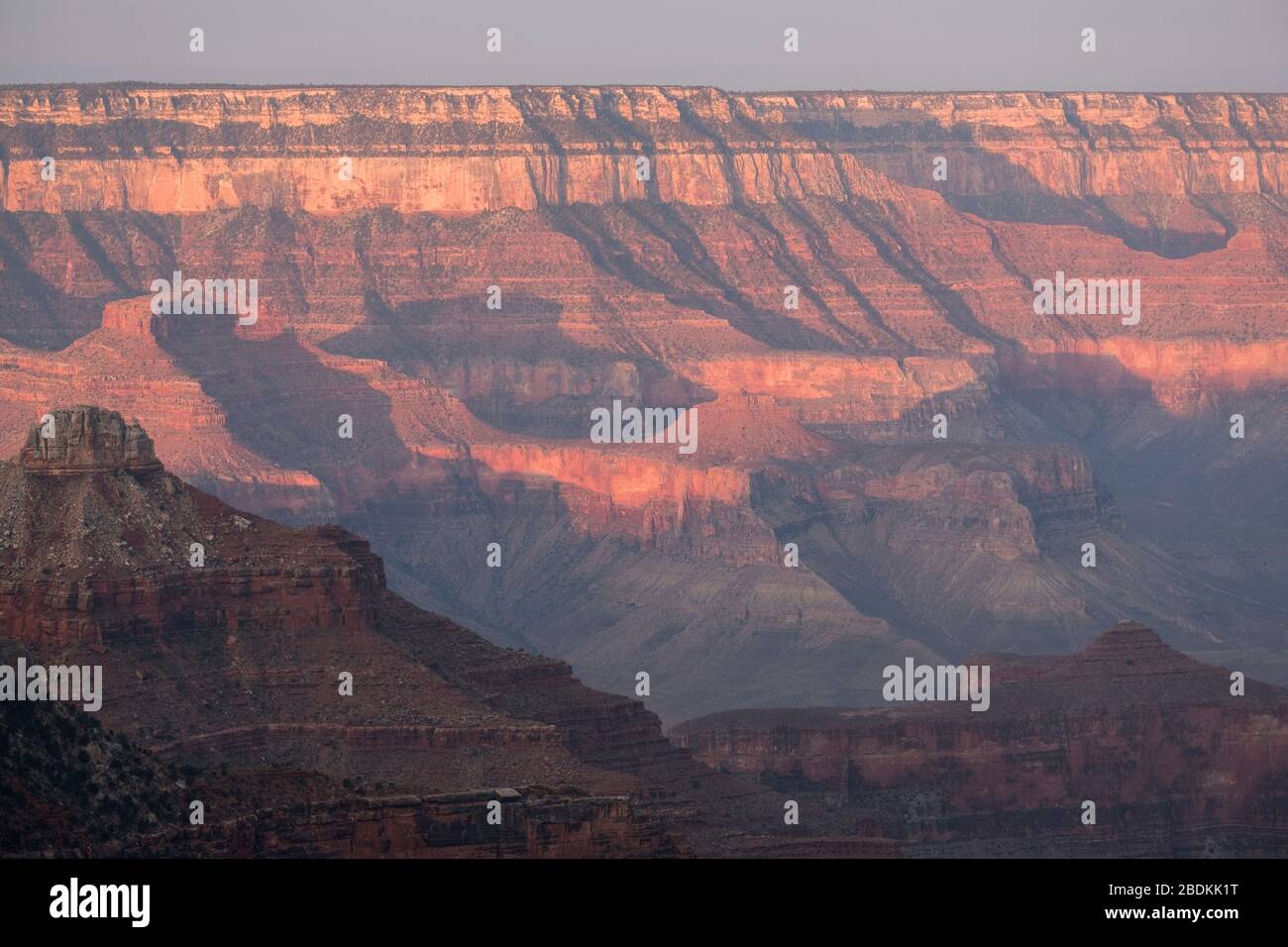 Landcape Fotos von Sonnenaufgang am Cape Royal, Nordrand des Grand Canyon National Park Stockfoto