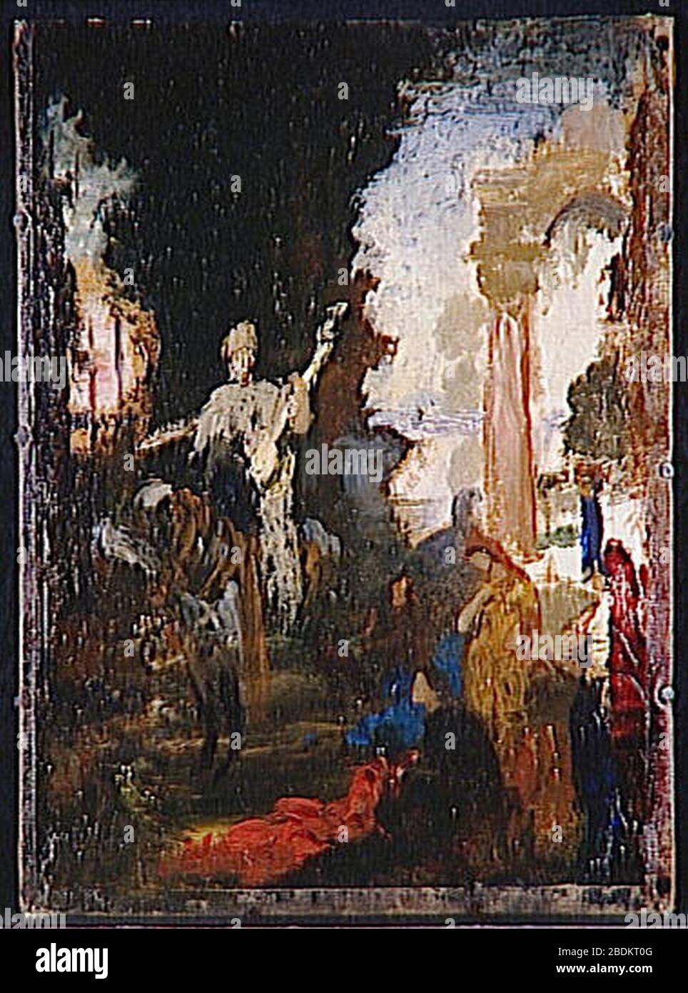 Gustave Moreau Poète persan ou poète arabe. Stockfoto