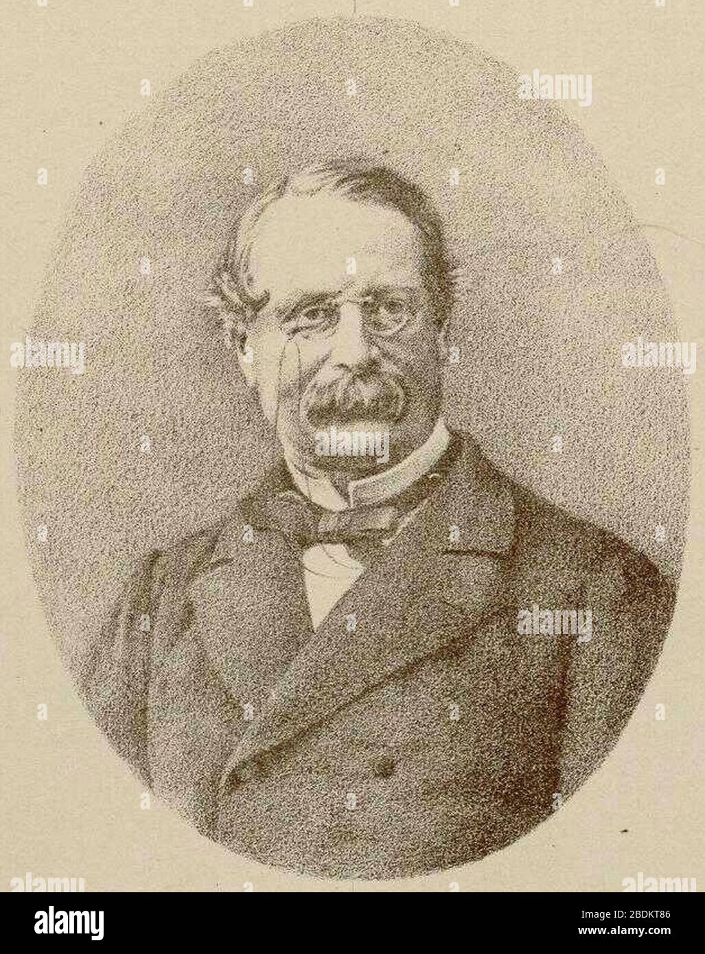 Gustave-Jametel (1821-1893). Stockfoto